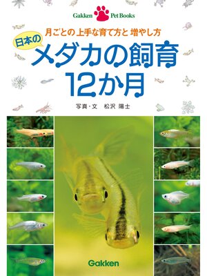 cover image of 日本のメダカの飼育12か月